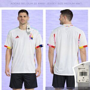 Adidas Belgium 2022 Away Soccer Jersey M NWT